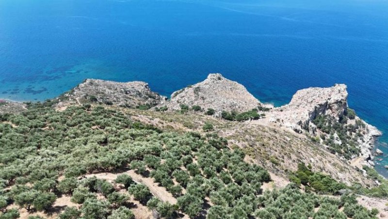 Ravdoucha MIT VIDEO Kreta, Ravdoucha: Premium-Hanggrundstück nahe am Meer mit erteilter Baugenehmigung und traumhaftem Meerblick kaufen
